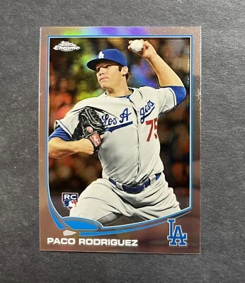 2013 Topps Chrome Refractor Paco Rodriguez #182 Rookie RC - Image 1 of 2