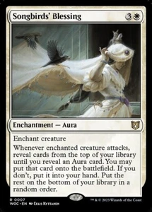 MTG - SONGBIRDS' BLESSING - Wilds of Eldraine Com (R) - Picture 1 of 1