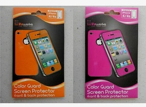 Life Works COLOR GUARD Front & Back Shield Screen Protector for iPhone 4/4S  - Picture 1 of 5