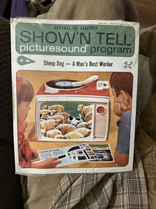 RARE VINTAGE 1965 - SHEEP DOG / GE SHOW'N TELL PICTURESOUND PROGRAM “New Sealed” - Picture 1 of 2
