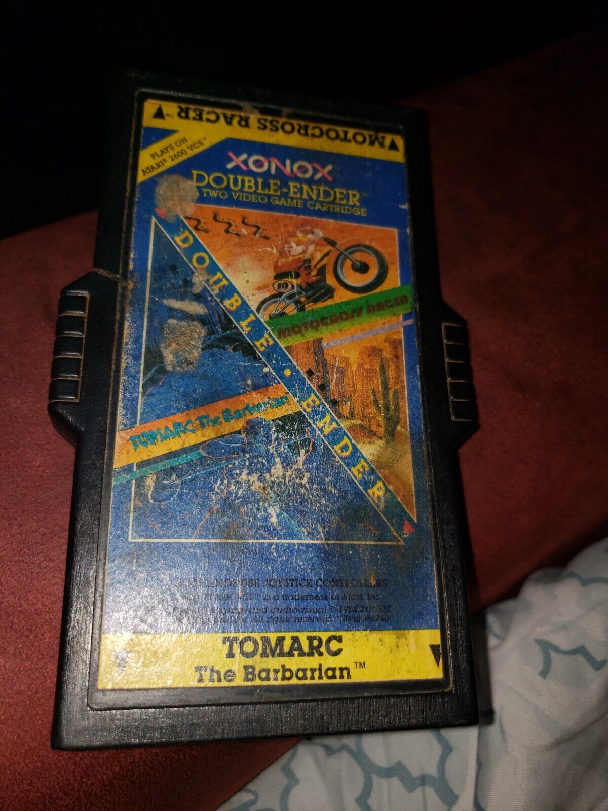 NTSC R9 Motocross Racer Tomarc The Barbarian - Atari 2600 Xonox Double-Ender nes