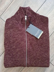 Neu* Marc O Polo dickere Strickjacke Cardigan Gr.XL Bordeaux Rot. Full Zip - Bild 1 von 5