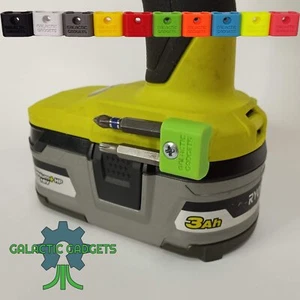 MAGNETIC Bit Holder Clip - Ryobi ONE+ 18V Drill or Driver - Hex Bit Organizer - Picture 1 of 29