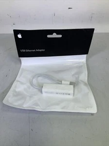 Genuine Apple USB to Ethernet Adapter MC704LL/A A1277 - NGJJ F5C - Photo 1 sur 5