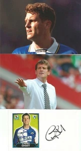 BLACKBURN/EVERTON/OXFORD: CRAIG SHORT SIGNED 3x5 WHITECARD+2 UNSIGNIERTE FOTOS+COA - Bild 1 von 1