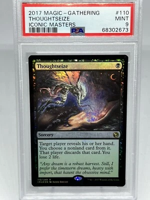 Thoughtseize FOIL Iconic Masters MINT -PSA GRADED 9- Rare - Image 1 of 2