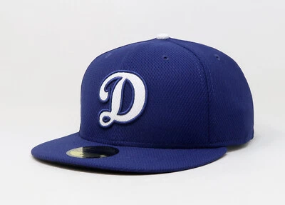 New Era 59Fifty Men Women Los Angeles Dodgers Home Diamond Era Blue Fitted Cap