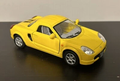 5026D Kinsmart Toyota MR2 Diecast Model Toy Car 1:32 Yellow Color 5” - Image 1 of 4
