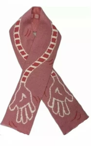 GAP KIDS ONE SIZE Girls TICKLE HANDS SCARF Pink Sparkle EUC - Picture 1 of 7