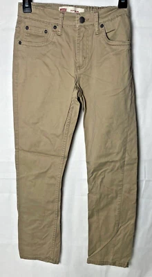 Levi’s 511 Slim Kid’s Beige Khaki Pants Size 12 Reg W26” x L27” Excellent 26x27 - Image 1 of 4