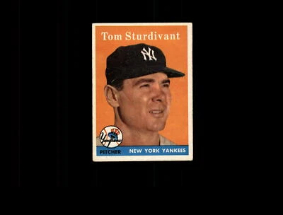 1958 Topps 127 Tom Sturdivant VG-EX #D1,340781 - Image 1 of 2
