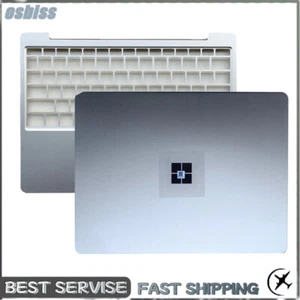 FOr Microsoft Surface Laptop Go 1943 12.4in Top Lid LCD Back Cover+Palmrest New - Afbeelding 1 van 4