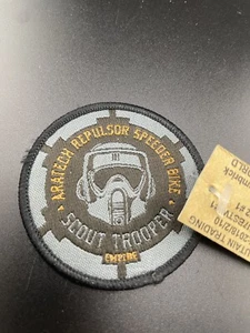 Star Wars Empire Scout Trooper Aratech Repulsor Speeder Bike Patch Prototype - Picture 1 of 4