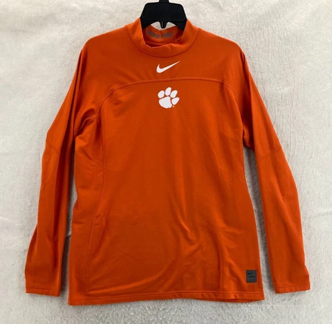 Nike Pro Clemson Tigers Shirt  Mens Large Football Fitted Cover