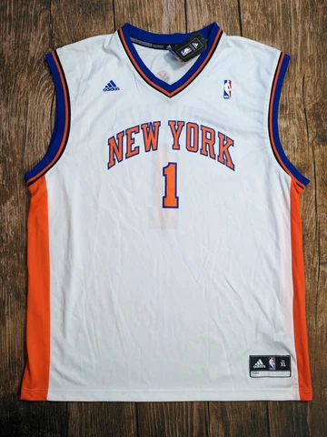New York Knicks Amar’e Stoudemire #1 Mens Throwback Jersey Size XL VINTAGE Cover