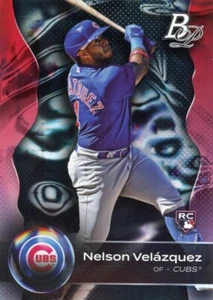 2023 Bowman Platinum #48 Nelson Velázquez Chicago Cubs Baseball Card - Foto 1 di 1
