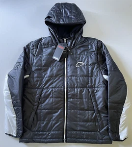 Nike Mens NSW Synthetic Fill Fleece Hooded Jacket Black CU4422-070 Size Large - Picture 1 of 8