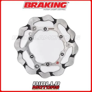 S34005 DISCO FRENO ANTERIORE SX BRAKING KTM EXC F 450 2018 - WAVE SEMIFLOTTANTE - Foto 1 di 5