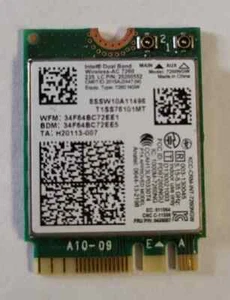 Carte WiFi Lenovo X1 carbone Intel sans fil AC 7260 04X6007 20200552 7260NGW USA - Photo 1/2