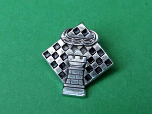 Chess Master USSR Soviet Russian Pin Badge. - Picture 1 of 3