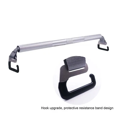 Portable Resistance Band Bar Upgraded e-type Hook Home Squat Deadlift Workout - Image 1 of 4
