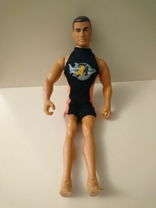swimming action man