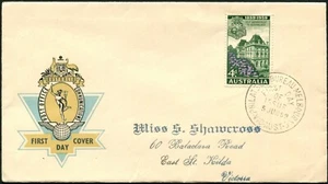 1959 Australia Centenario del Autogobierno en QLD 4d dirección oficial FDC, GC - Imagen 1 de 1