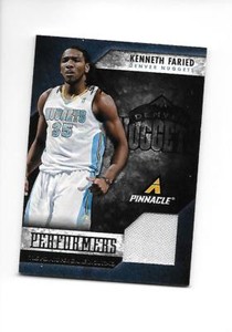 2013-14 PINNACLE Performers Jerseys KENNETH FARIED (Nuggets) 