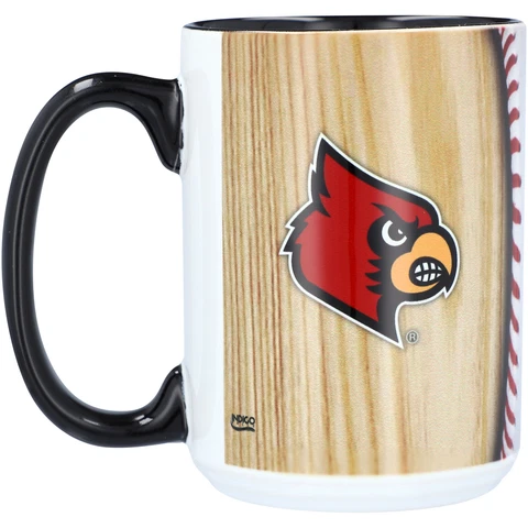Louisville Cardinals 15oz. Baseball Mug Cover