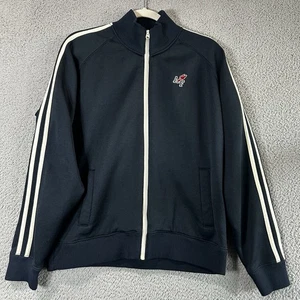 Chaqueta de Pista De Colección Abercrombie & Fitch Para Hombres M Cremallera Completa Azul Marino Y2K Usada en Excelente Condición Músculo - Imagen 1 de 7