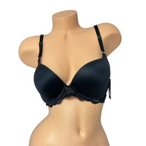 NWT! Frederick's of Hollywood Julieta Black Wireless Push-Up Bra 34D - Bild 1 von 5