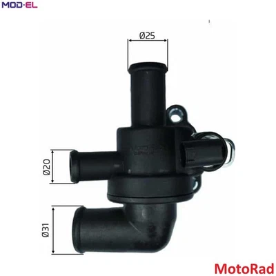 THERMOSTAT COOLANT 547-91K FOR SMART FORTWO/Cabrio/HATCH/PEQUENO CABRIO 0.8L - Image 1 of 4