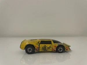 1984 Hot Wheels Crack-Ups Sidebanger Yellow #5 Door flip  - Picture 1 of 5