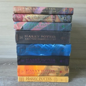 Harry Potter Complete Hardcover Set Books 1-7 Set J K Rowling + Cursed Child - Picture 1 of 24