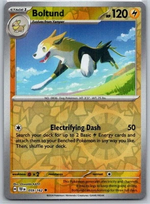 Boltund 059/162 Reverse Holo SV05: Temporal Forces NM - Image 1 of 2