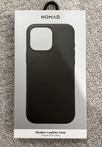 Nomad Modern Leather Case For iPhone 16 Pro Max - Black  - Photo 1 sur 3