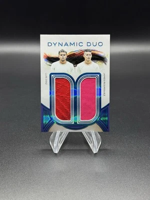 2024 Futera Incredible LUIS DIAZ JAMES RODRIGUEZ #DD03 Dynamic Duo Game Worn /09 - Image 1 of 4
