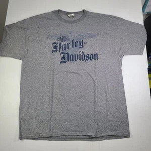 Harley Davidson Center Mens 2XL T-Shirt Richmond Indiana Motorcycle Tee - Picture 1 of 8