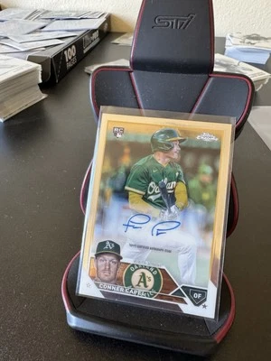 2023 Topps Chrome Update Series - Autographs Conner Capel #AC-CC (AU, RC) - Image 1 of 3