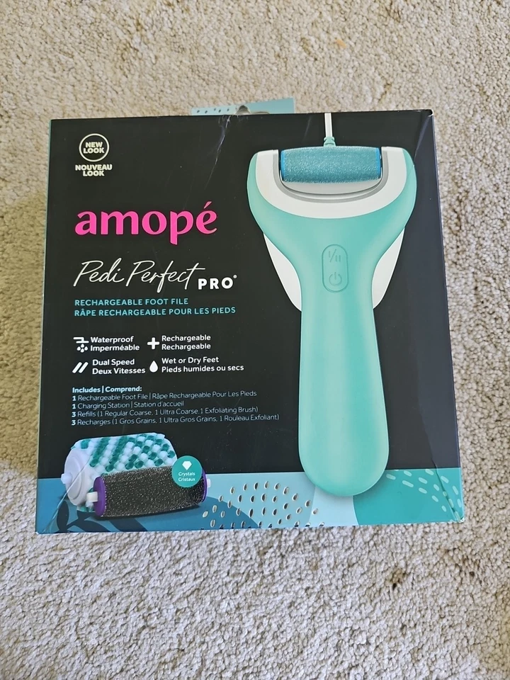 Amope Pedi Perfect Pro аккумуляторная пилка для ног - средство для удаления мозолей влажной и сухой уборки - Изображение 1 из 4