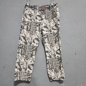 Vintage Auspuff Hip Hop Jogginghose Größe L Tribal Print - Bild 1 von 7