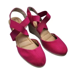 Alpargatas Me Too Hot Rosa Brinley/Cuña Cómoda Para Mujer 10 - Imagen 1 de 12