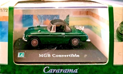 Cararama 1:72 Scale  MGB Convertible - green  BNIB - Image 1 of 4