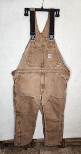 Carhartt FR Trägerhose Herren 40x28 braun Canvas CAT 2 - Bild 1 von 17