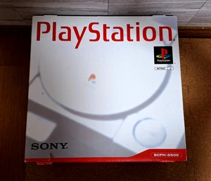NEW Playstation 1 SCPH-5500 PS1 Japan Console *GOOD BOX w/ Green Tape* - Picture 1 of 7