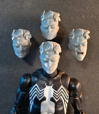 3D Printed Mafex Invincible Heads 1/12 Scale Set Of 4 - Image 1 of 4
