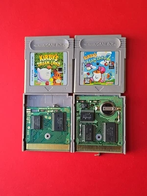 Game Boy Kirby's Dream Land 1 2 Nintendo GB Original Lote 2 Juegos Kirby Auténticos Foto 1 de 4