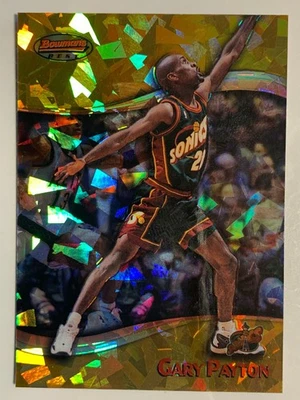 1998-99 Bowman's Best Atomic Refractor #95 Gary Payton  /100 - Image 1 of 2