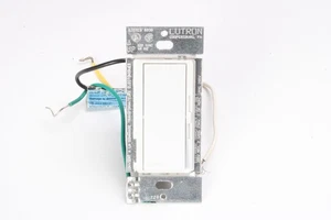 Lutron DVELV-300P-WH Diva 300 W Single-Pole Preset Dimmer White - Fair - Picture 1 of 7