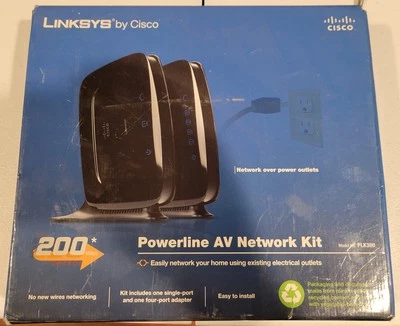 Kit adaptador Ethernet AV PowerLine Cisco-Linksys PLK300 Foto 1 de 3